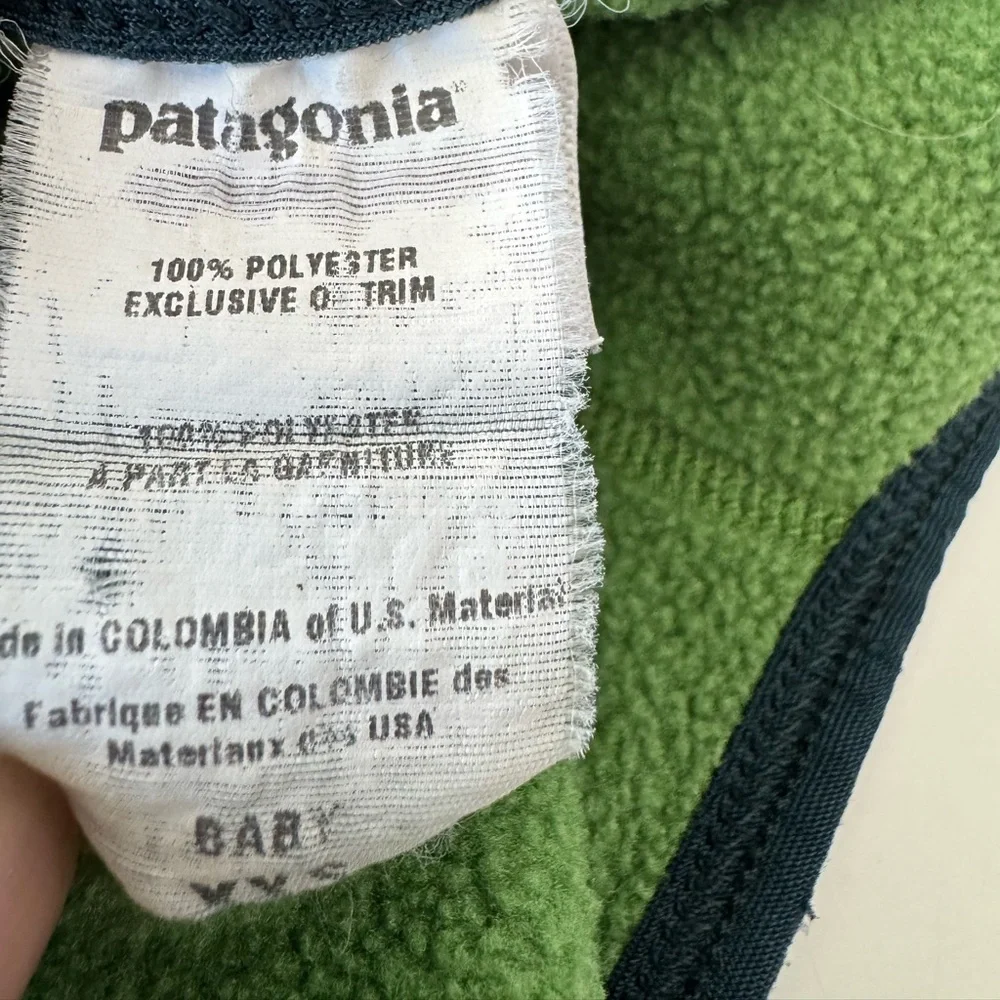 Patagonia green polyester